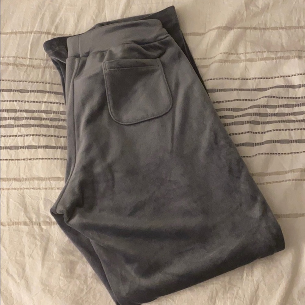 Velour Uniqlo Wide Leg Pants